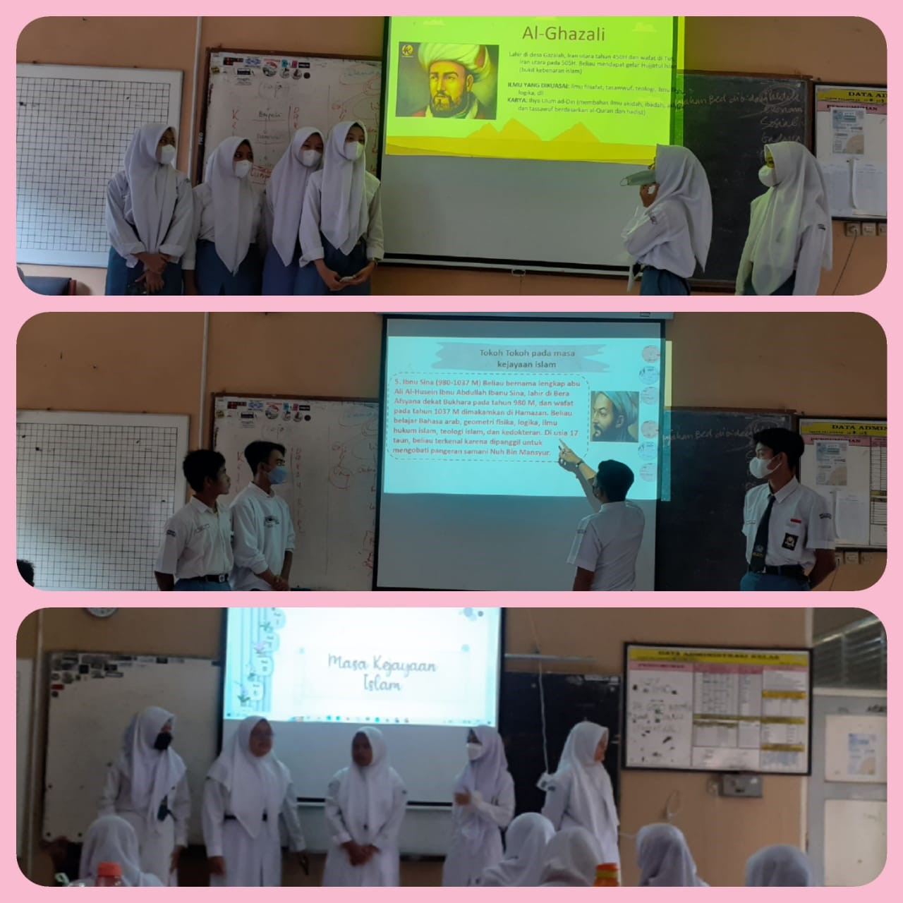 Kegiatan mentoring keagamaan siswa sebagai ajang melatih keberanian siswa untuk tampil di depan umum dan sebagai siraman rohani.